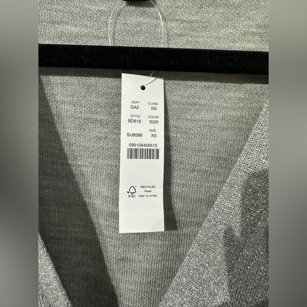 NWT J. Crew Gray Button-Up Women's Cardigan Sweater (XS) - Picture 11 of 16